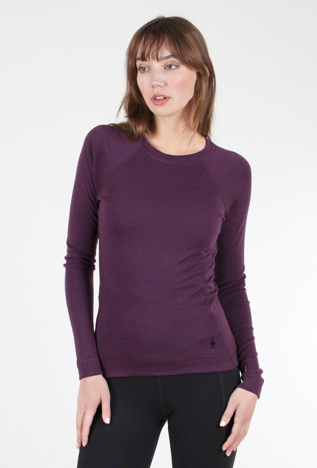 Smartwool Classic Thermal Base Layer, Purple Iris Heather