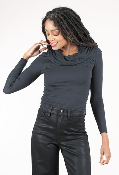 Pistola Lyra Off-Shoulder Top, Noir