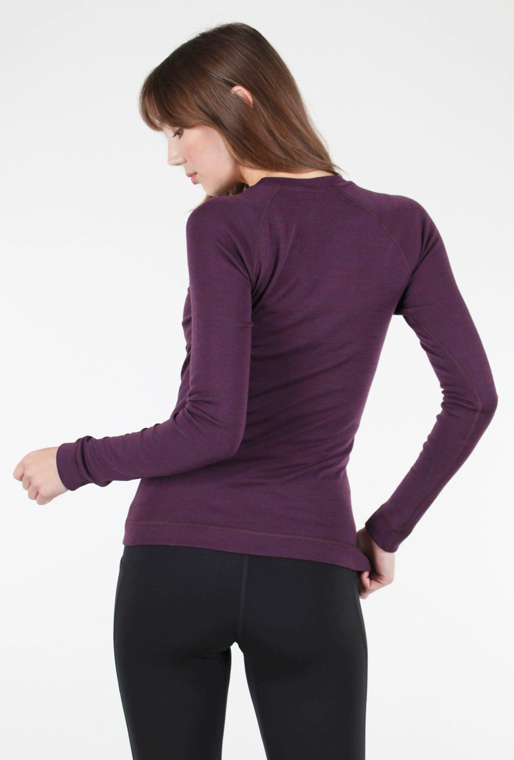 Smartwool Classic Thermal Base Layer, Purple Iris Heather