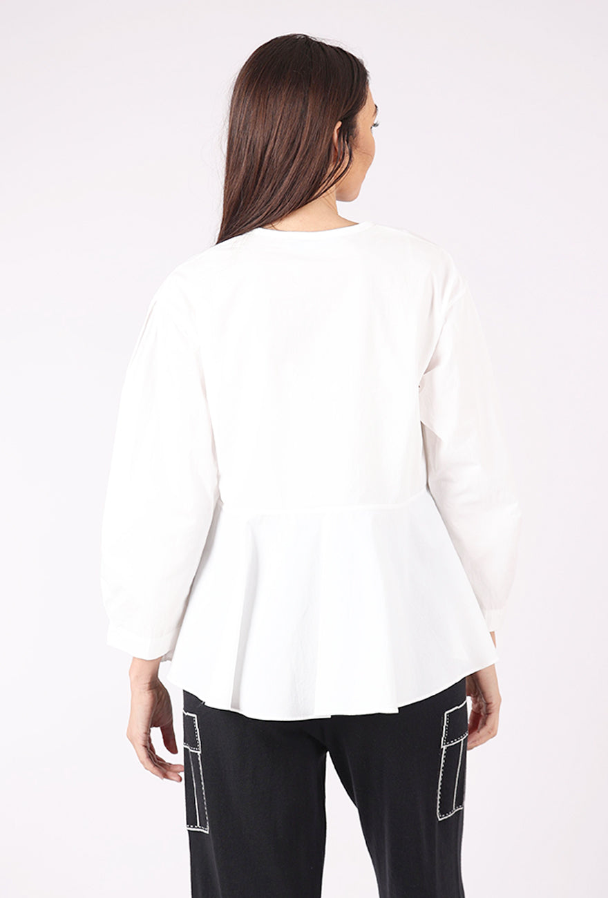 Yoshi Kondo Grass Blouse, White