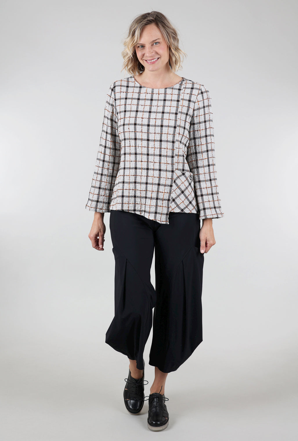Habitat Double-Face Windowpane Pullover, Winter White