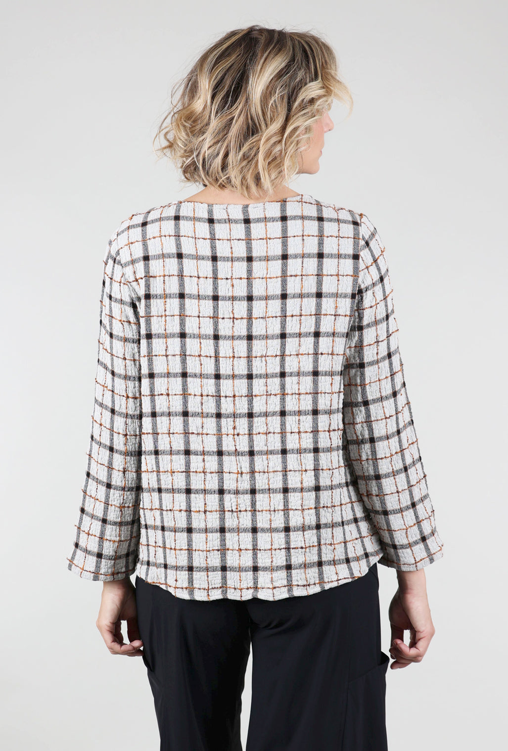 Habitat Double-Face Windowpane Pullover, Winter White