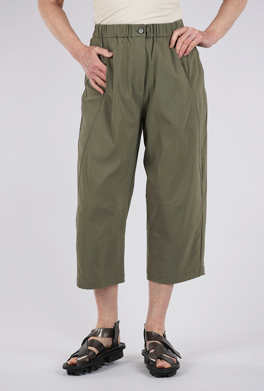 Knit Knit Tricia Relaxed Trouser, Militaire