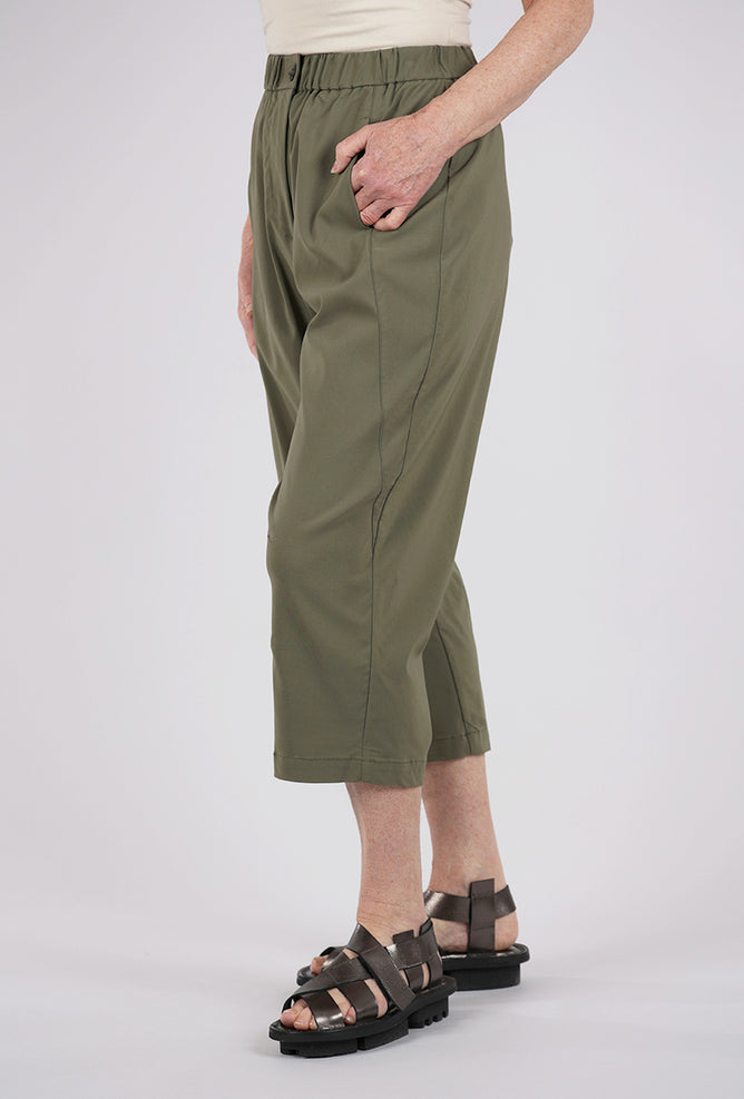 Knit Knit Tricia Relaxed Trouser, Militaire