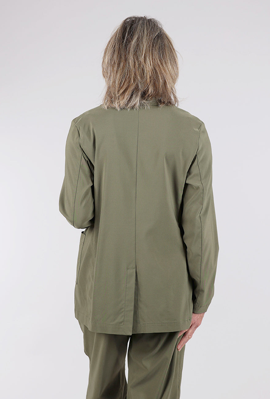 Knit Knit Snap BF Jacket, Militaire