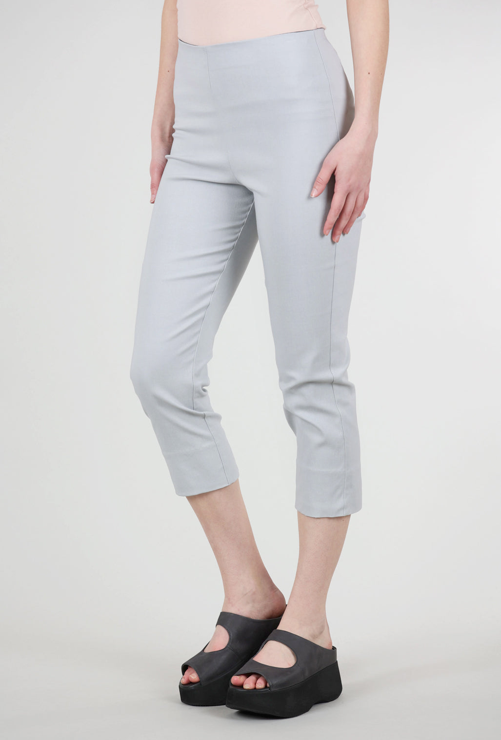 Equestrian Mindy Cropped Pant, Silver