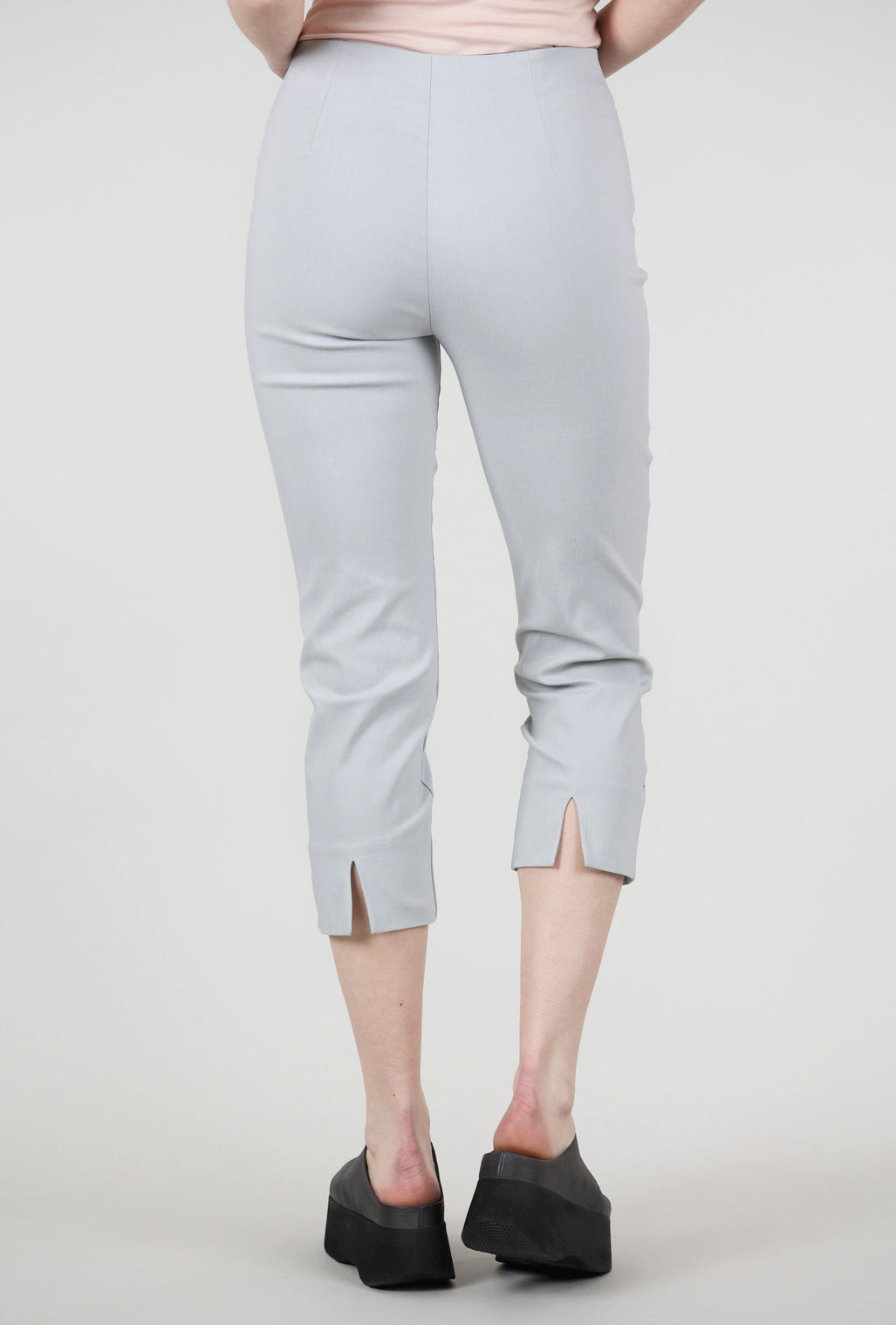 Equestrian Mindy Cropped Pant, Silver