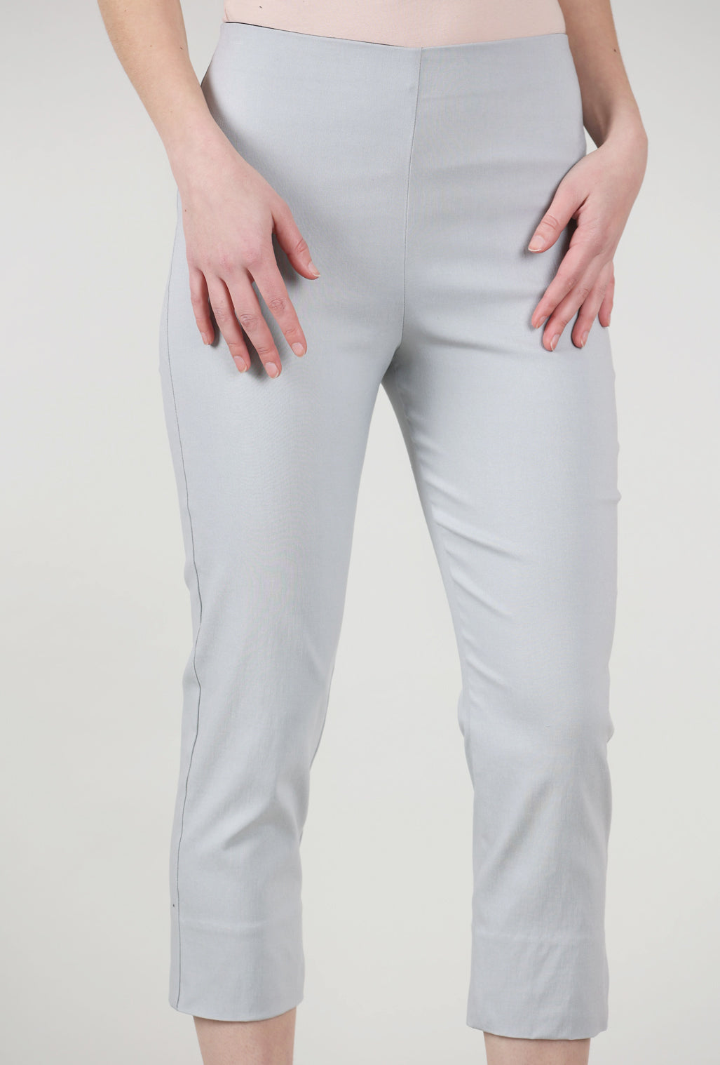 Equestrian Mindy Cropped Pant, Silver