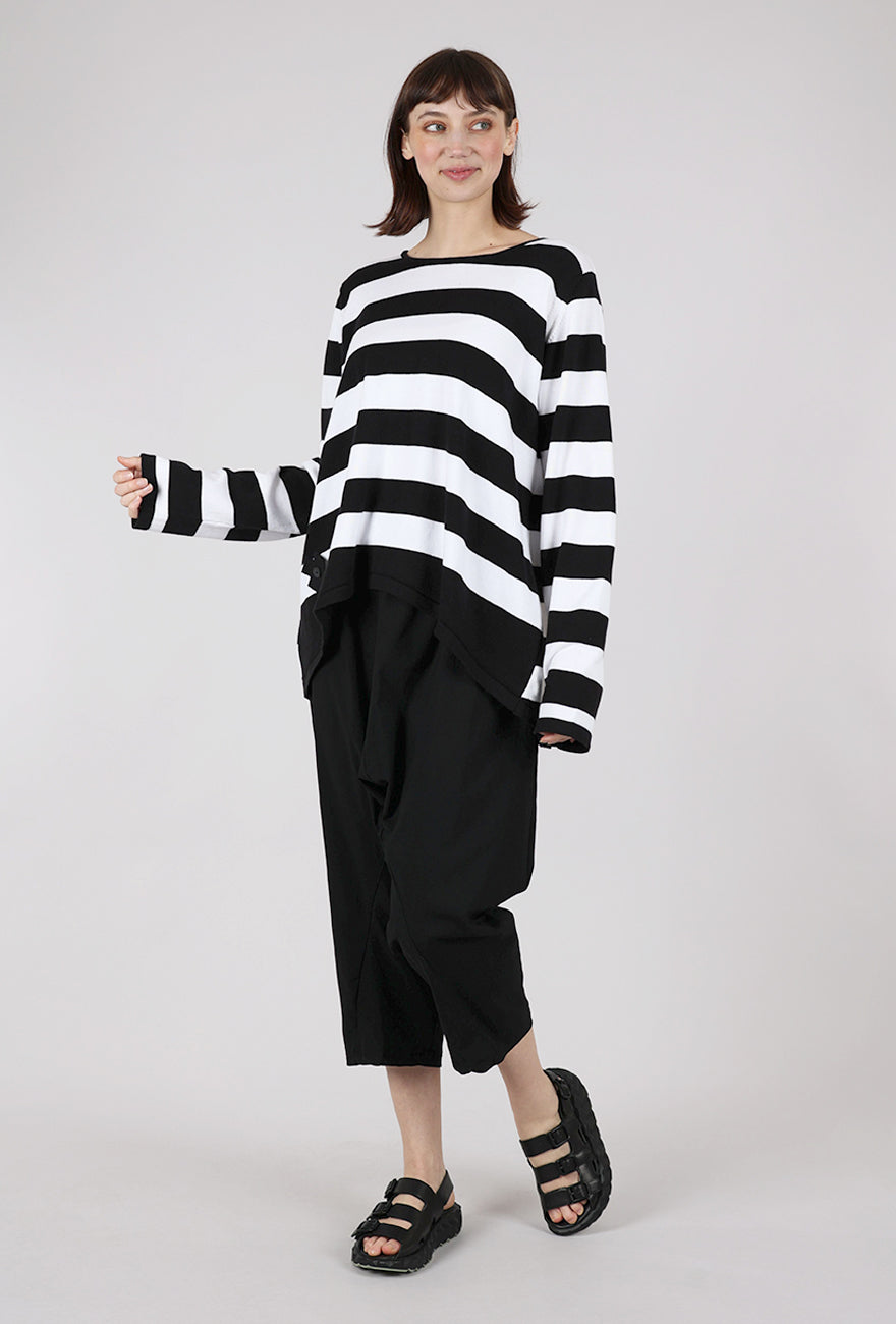 Pluslavie A Ringlet Sweater, Black Stripe