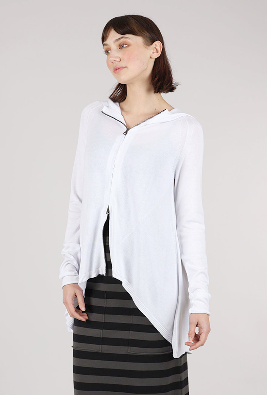 Pluslavie 2 Zip Sweater Jacket, White