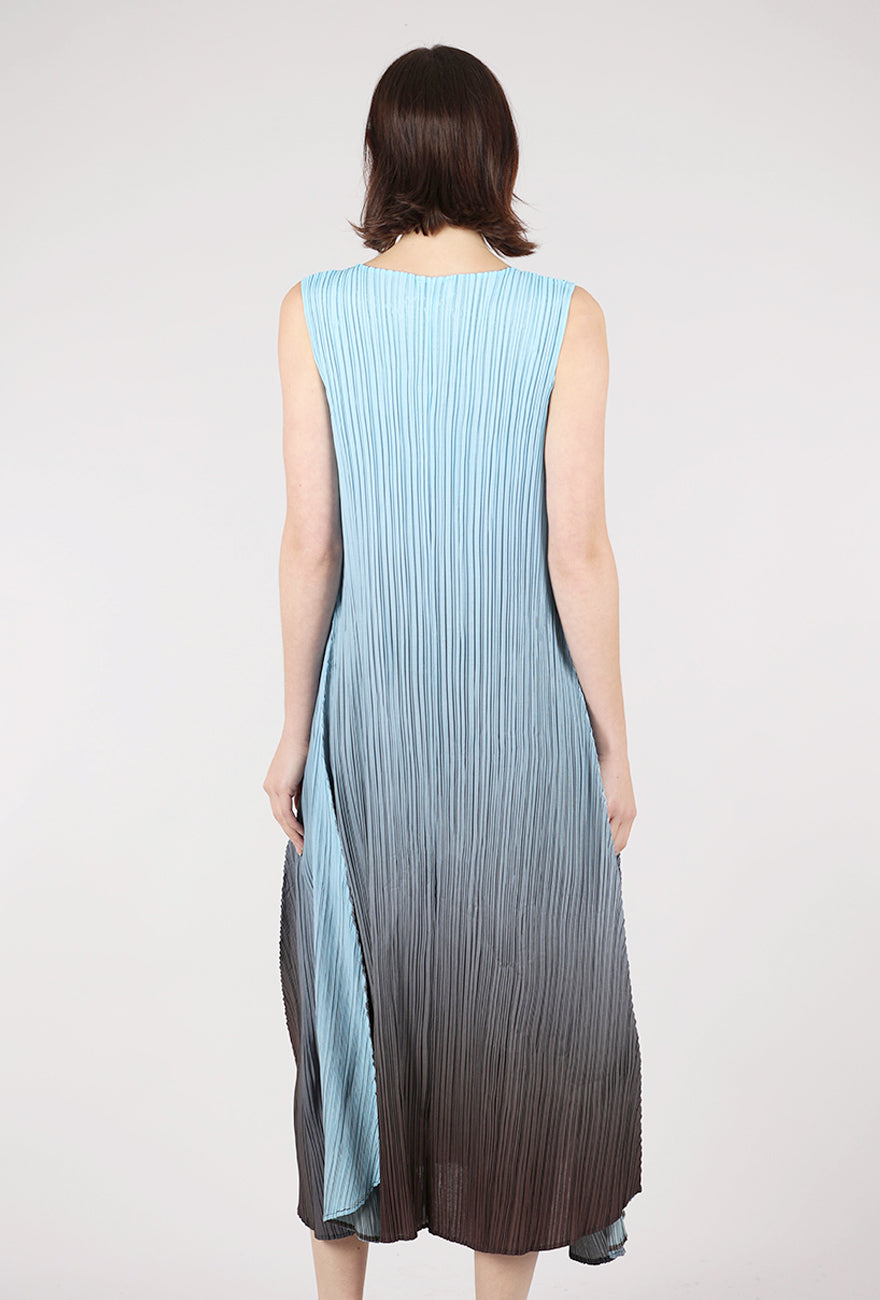 Alquema Long Estrella Dress, Blue Topaz