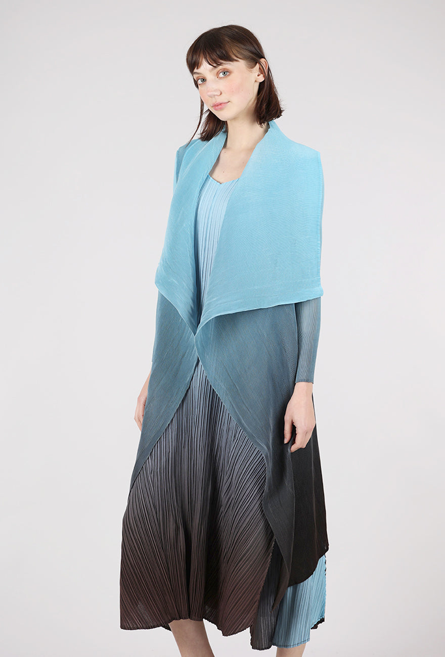 Alquema Collare Coat, Blue Topaz