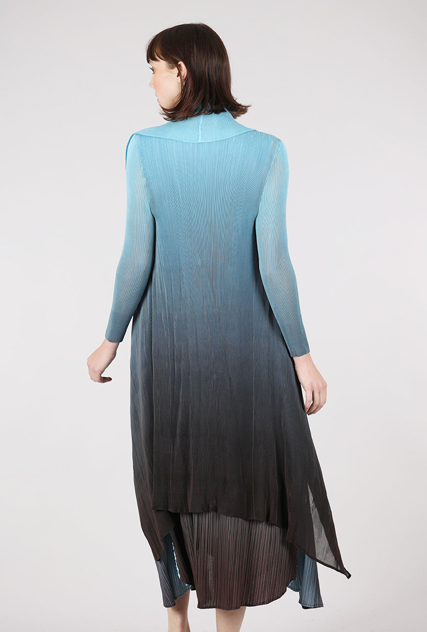 Alquema Collare Coat, Blue Topaz