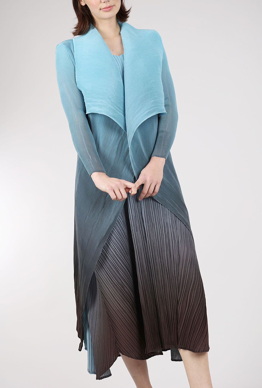 Alquema Collare Coat, Blue Topaz