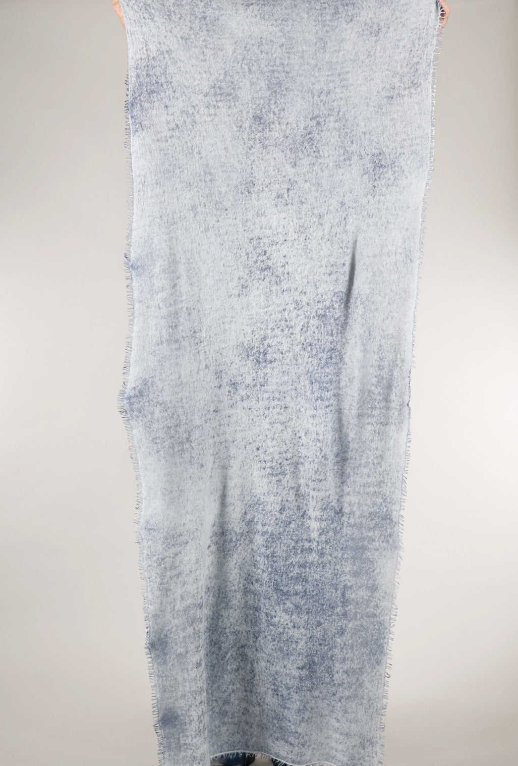 Alessandro Aste Spray Art Felted Cashmere Scarf, Jeans