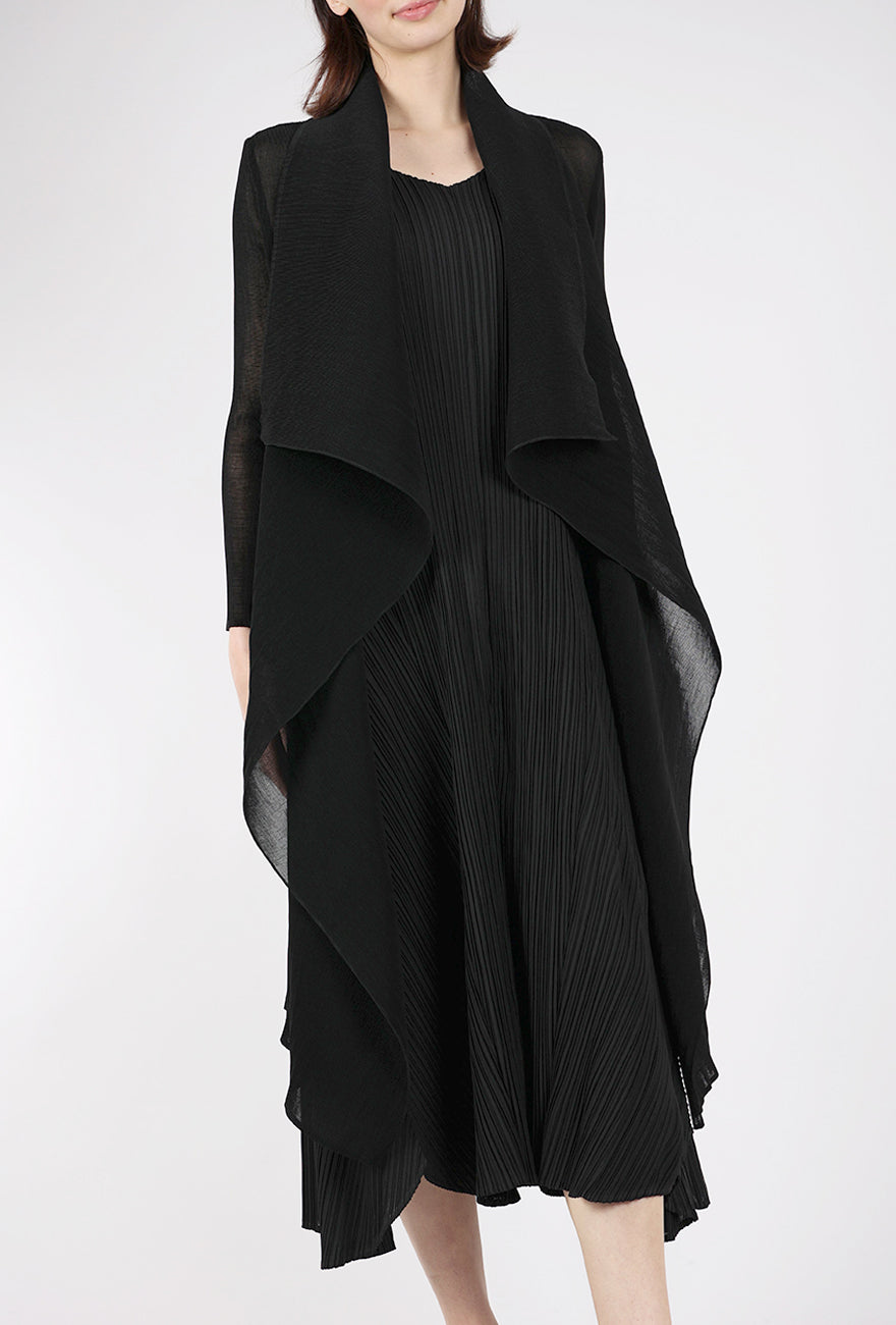 Alquema Collare Coat, Black
