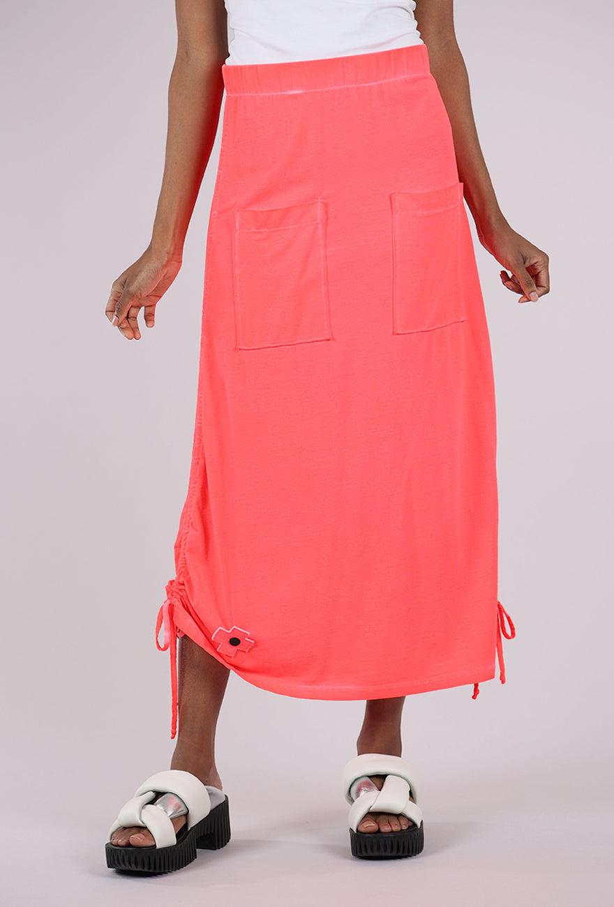 Pluslavie Summer Pen Skirt, Coral