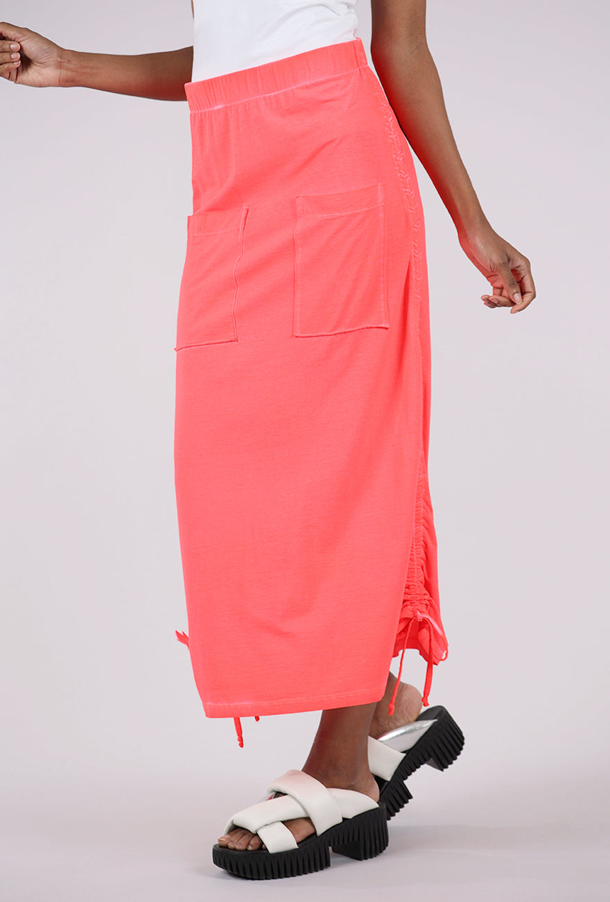 Pluslavie Summer Pen Skirt, Coral