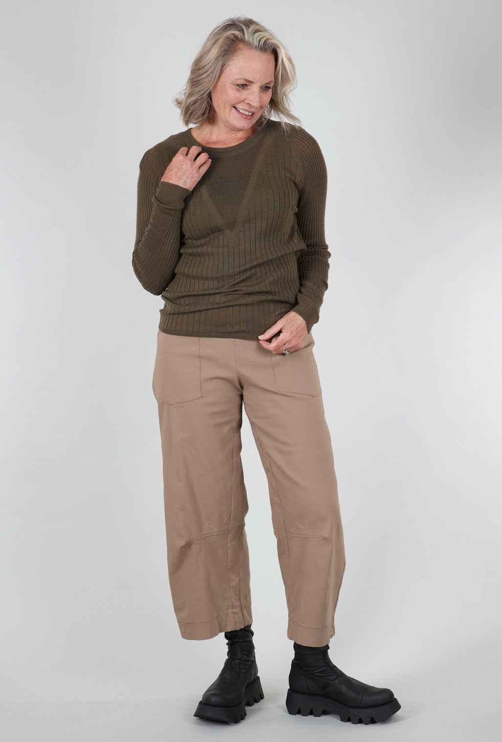 Cotelac Maille Textured Pullover, Tisane