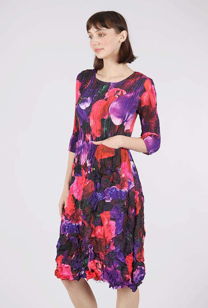 Alquema 3/4-Sleeve Smash Pocket Dress, Sweet Pea