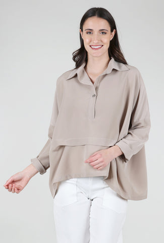 Planet Buccaneer Blouse, Fawn 
