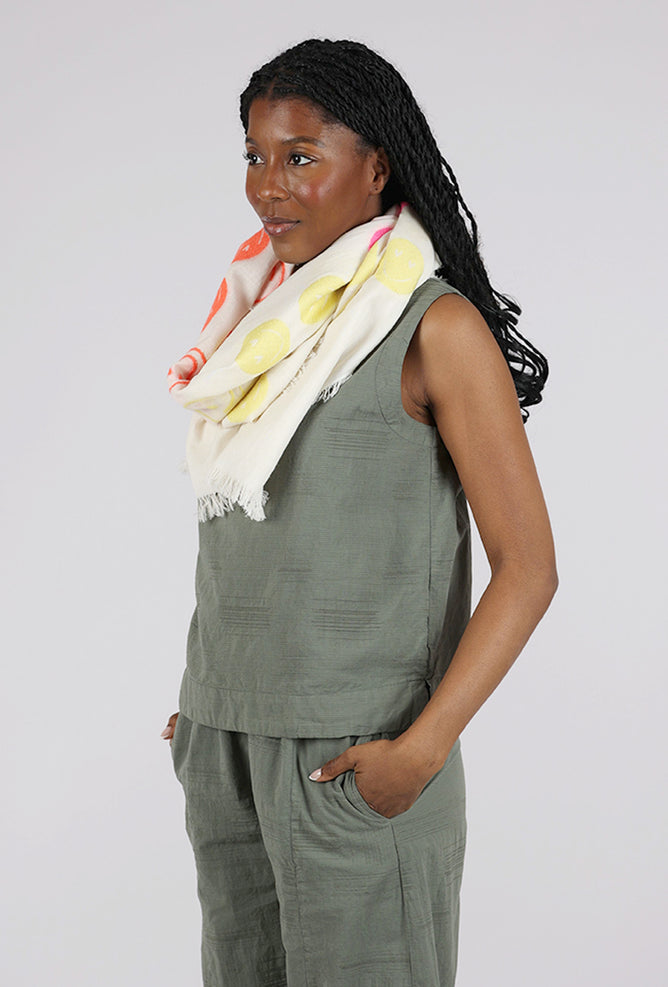 Alembika Smiley Scarf, Brights