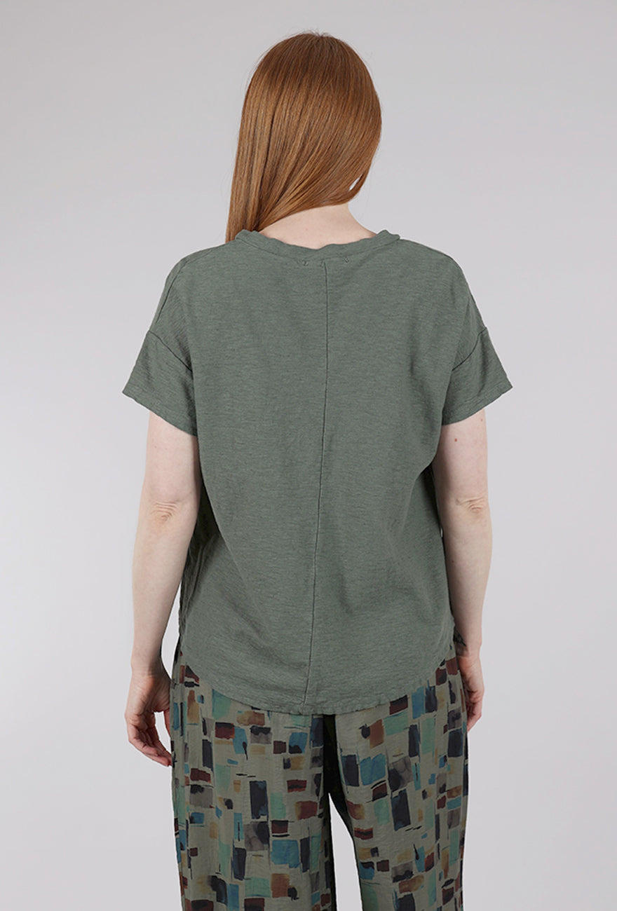 Cut Loose Deep Vee Tee, Clay