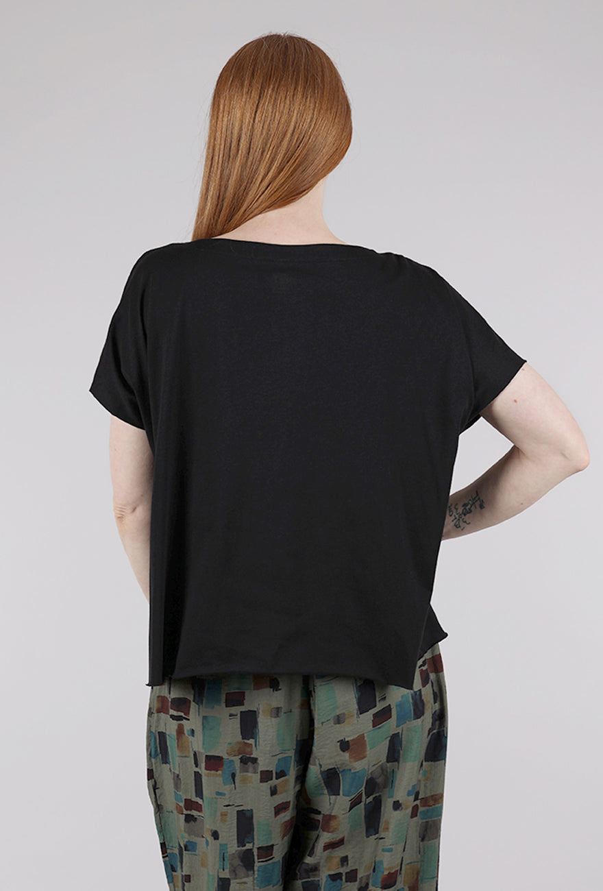 Planet Butterfly Tee, Black