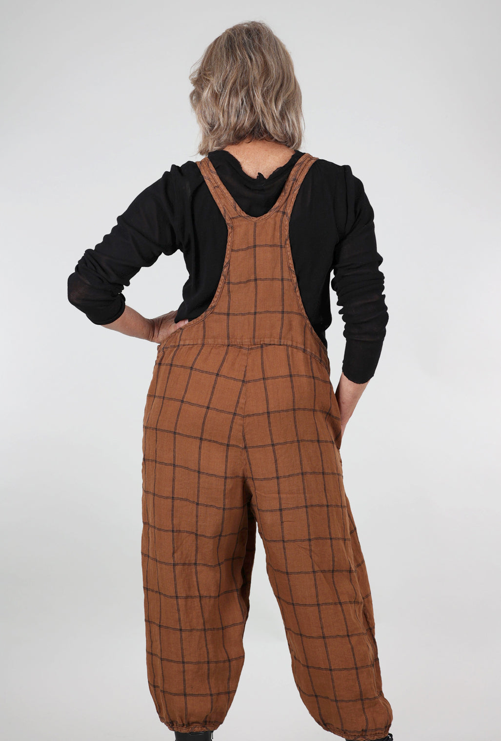Cynthia Ashby Lore Overalls, Camel