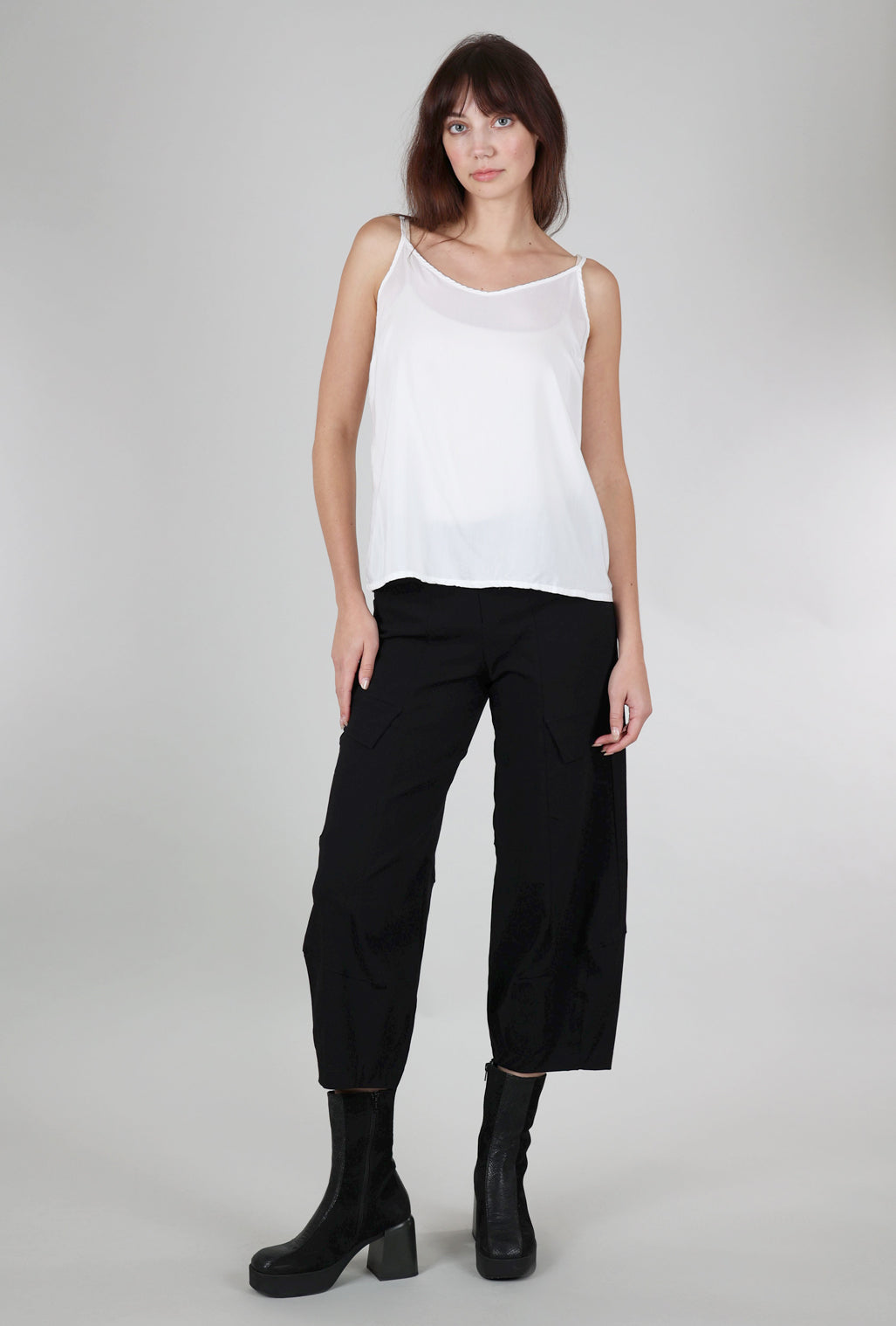 Grizas Silk Camisole, White