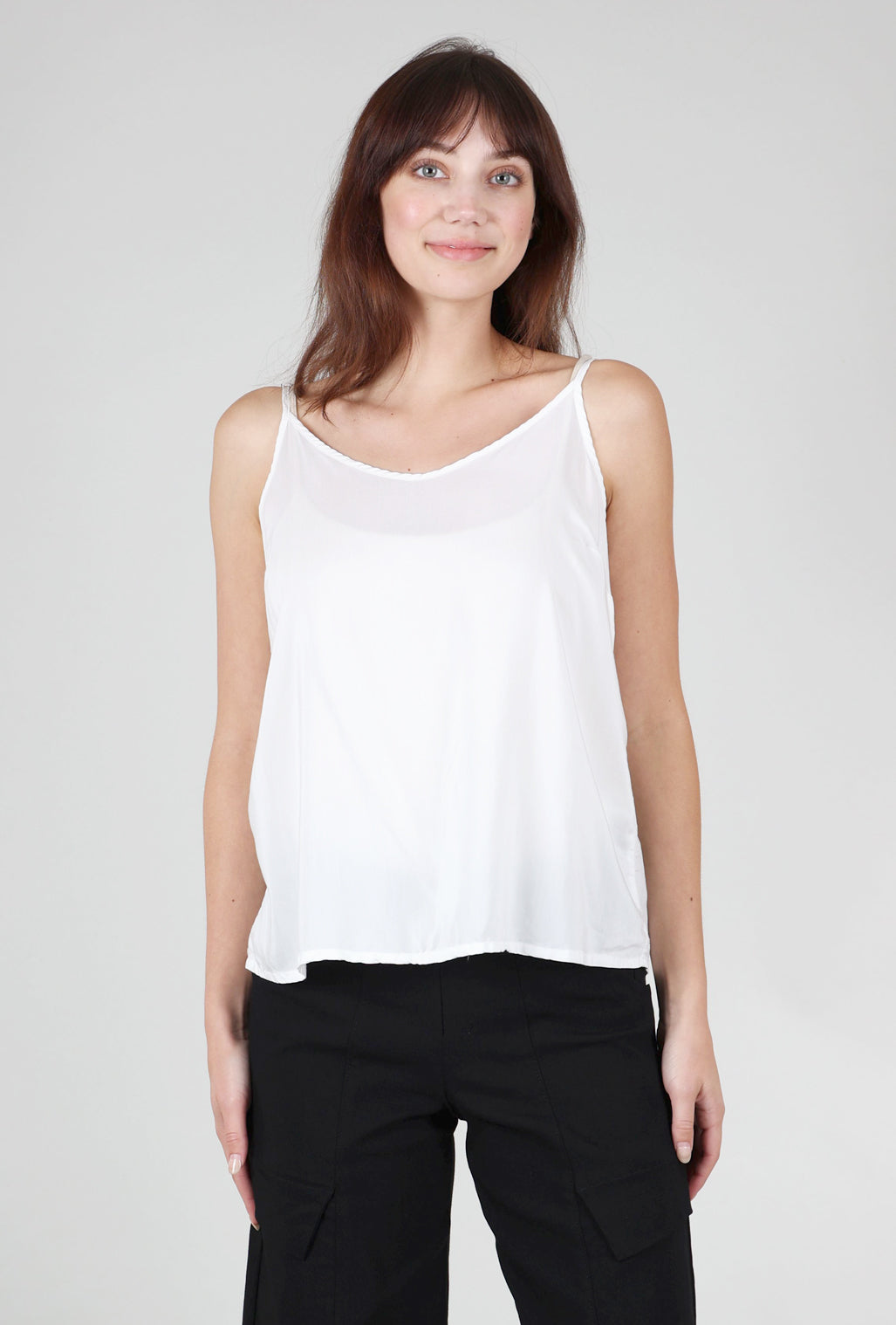 Grizas Silk Camisole, White