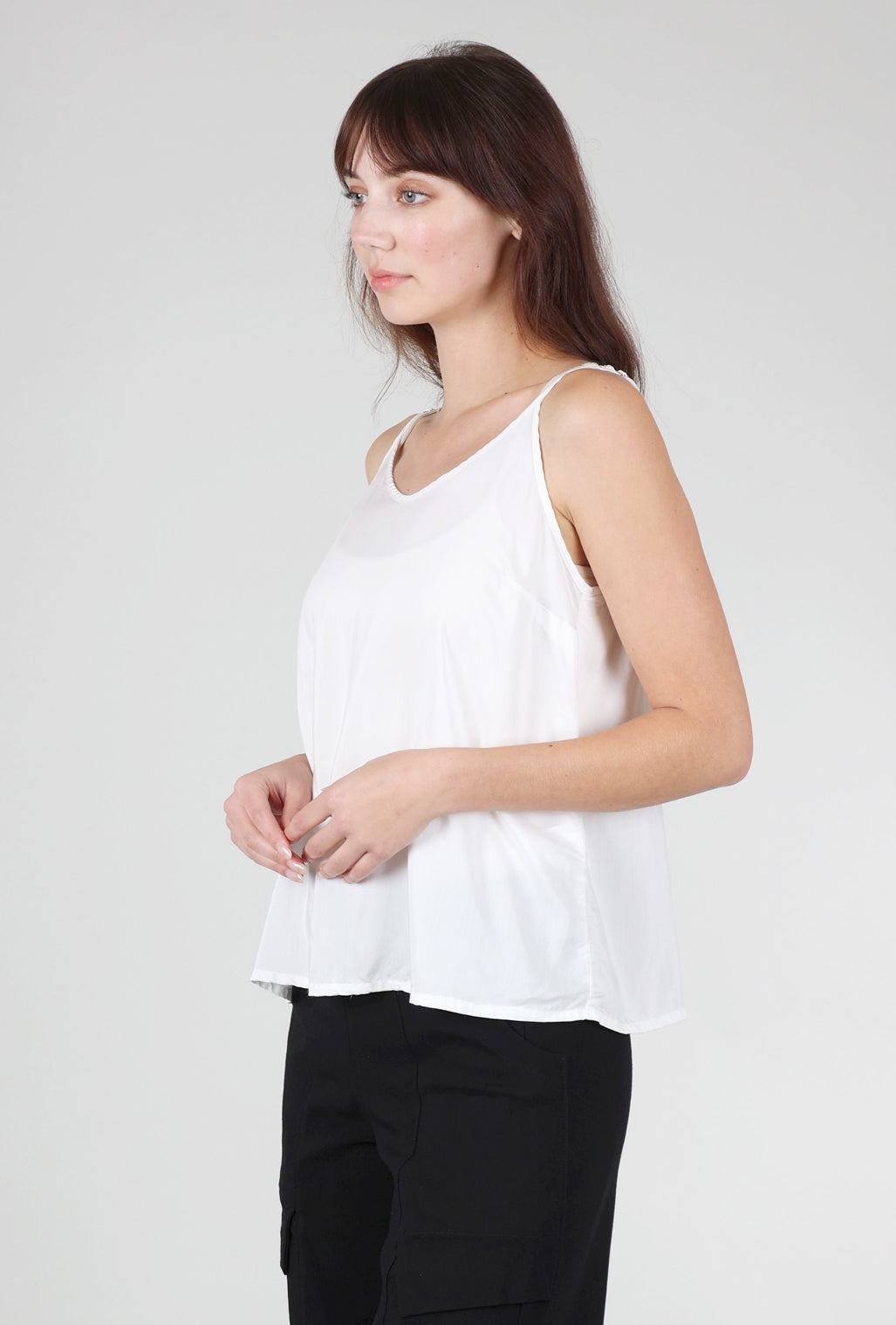 Grizas Silk Camisole, White
