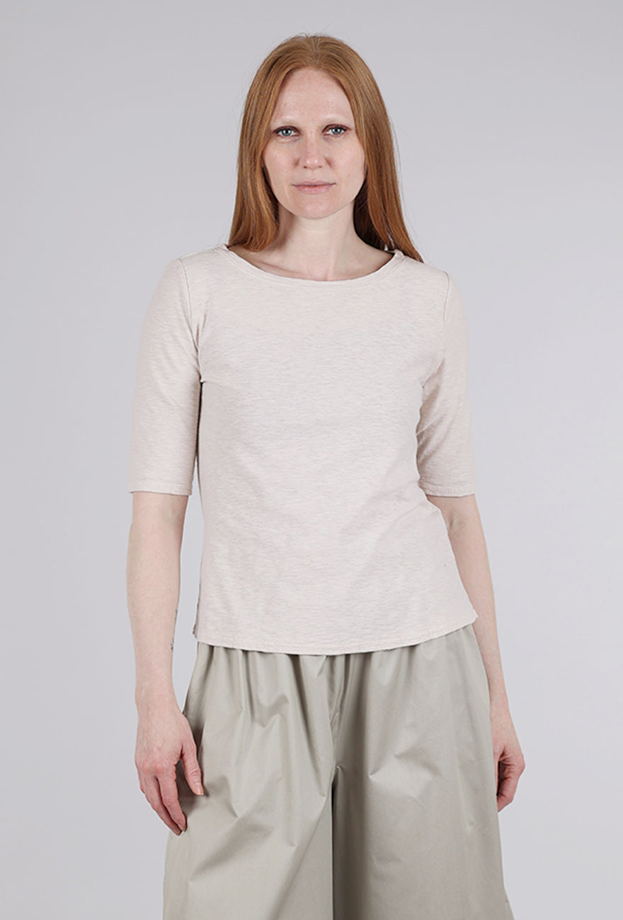 Cut Loose LCJ Elbow Sleeve Top, Pearly