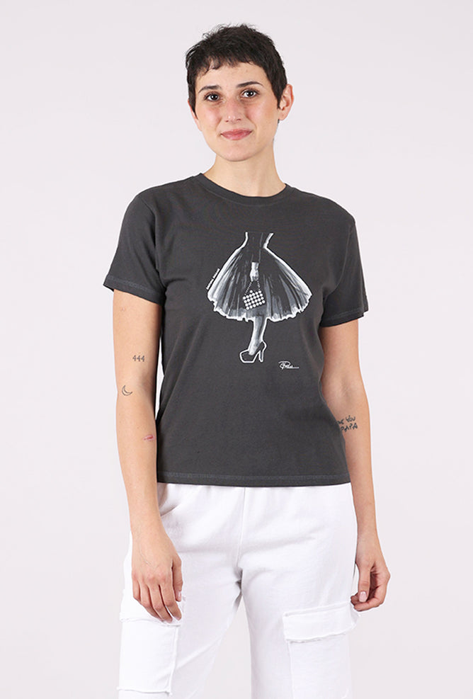 CPress Studio Mushie Tee, Black/Emotional Baggage