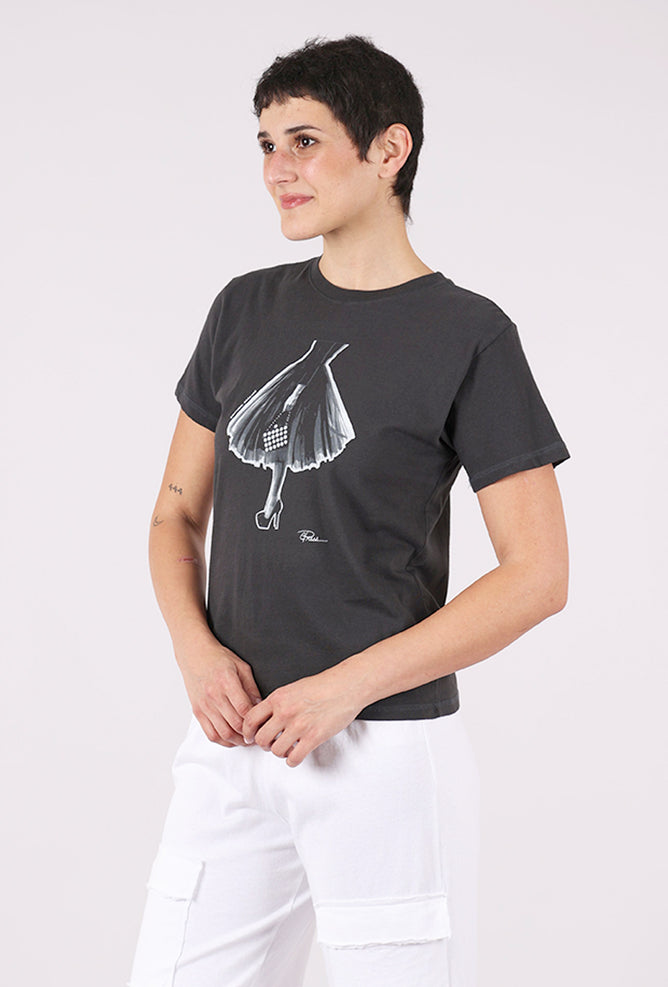 CPress Studio Mushie Tee, Black/Emotional Baggage