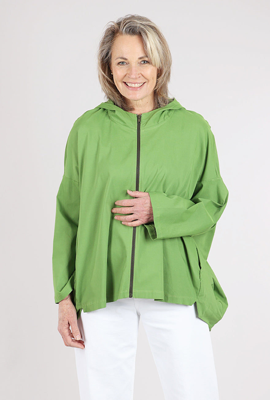 Knit Knit Zipper Zooey Jacket, Verde