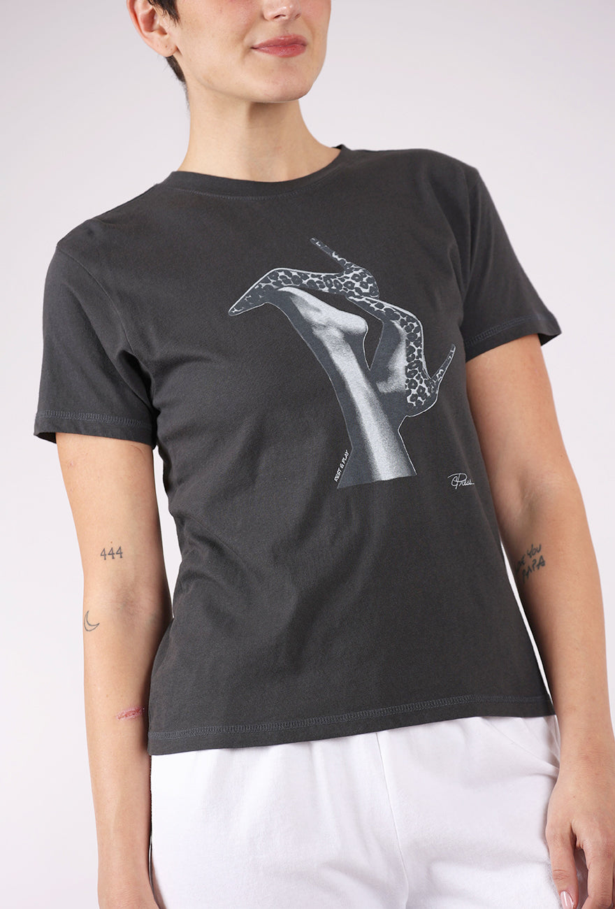 CPress Studio Mushie Tee, Black/Rest Play