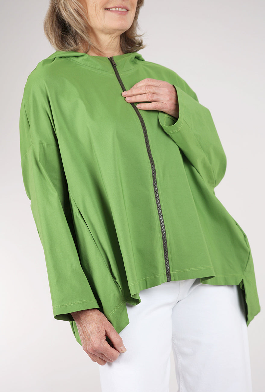 Knit Knit Zipper Zooey Jacket, Verde