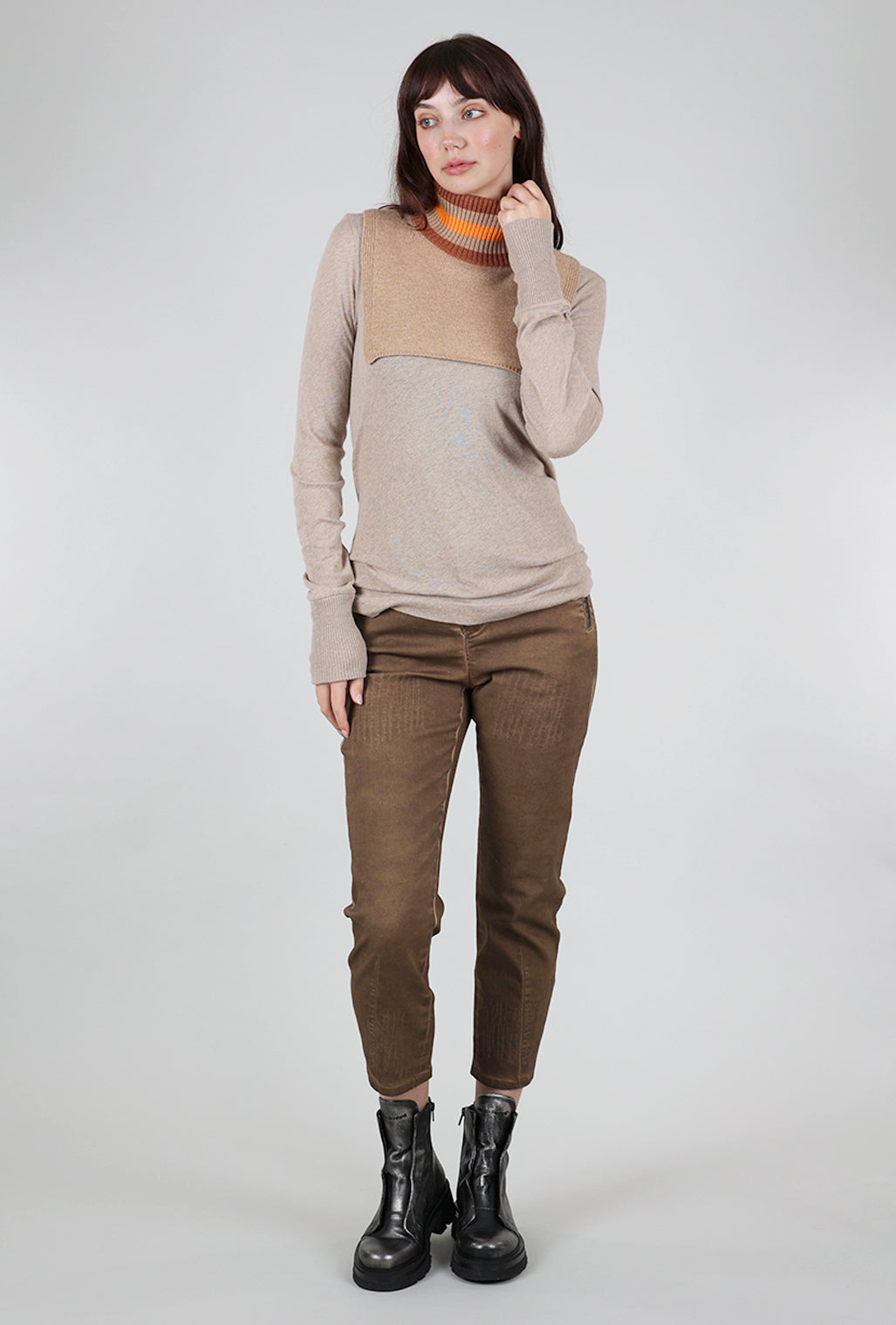 Cocoa Cashmere Nephele Collar, Fudge