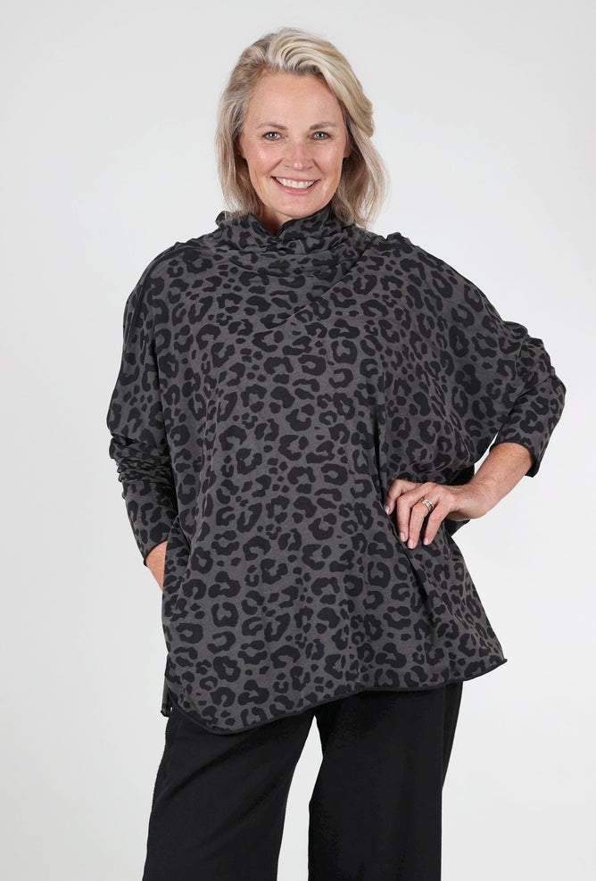 Planet Print Swing Turtle, Leopard