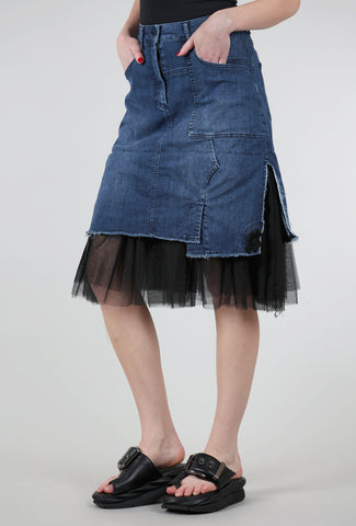 Pluslavie D+M Skirt, Blue 