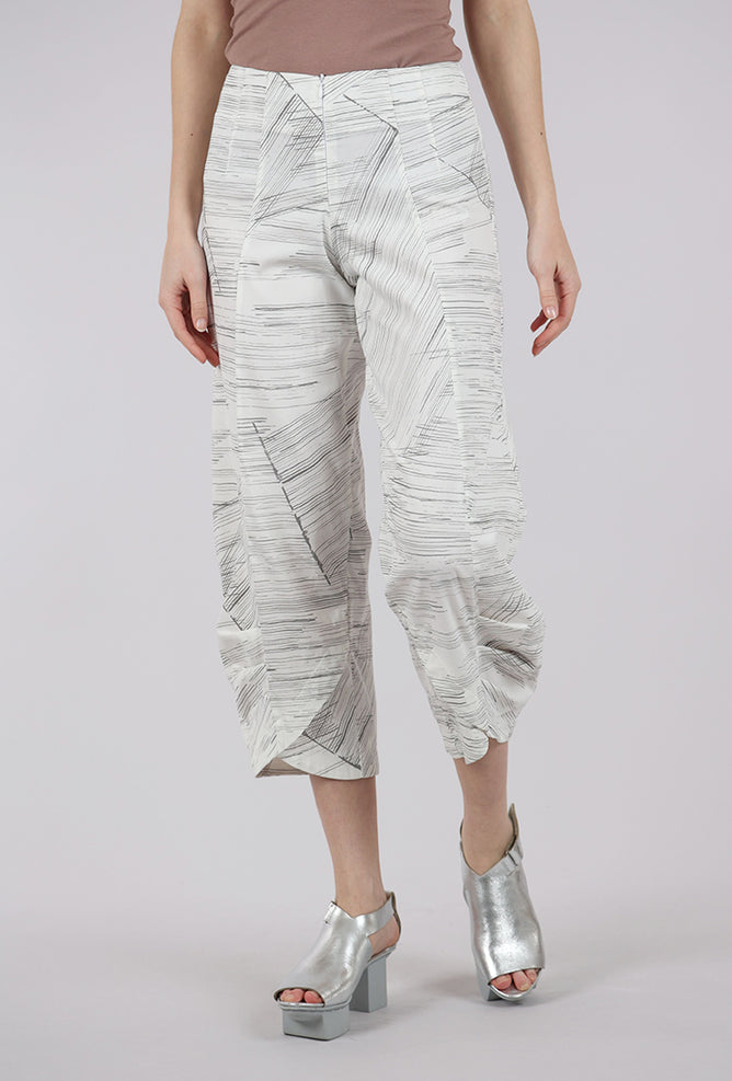 Porto Sheriff Print Pant, Quail Laguna