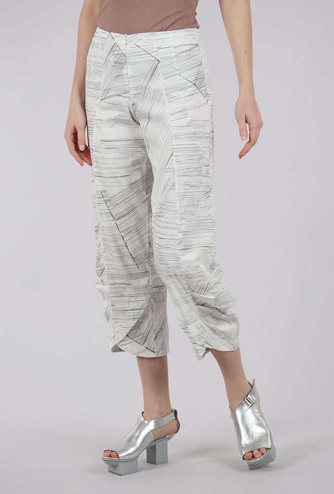 Porto Sheriff Print Pant, Quail Laguna