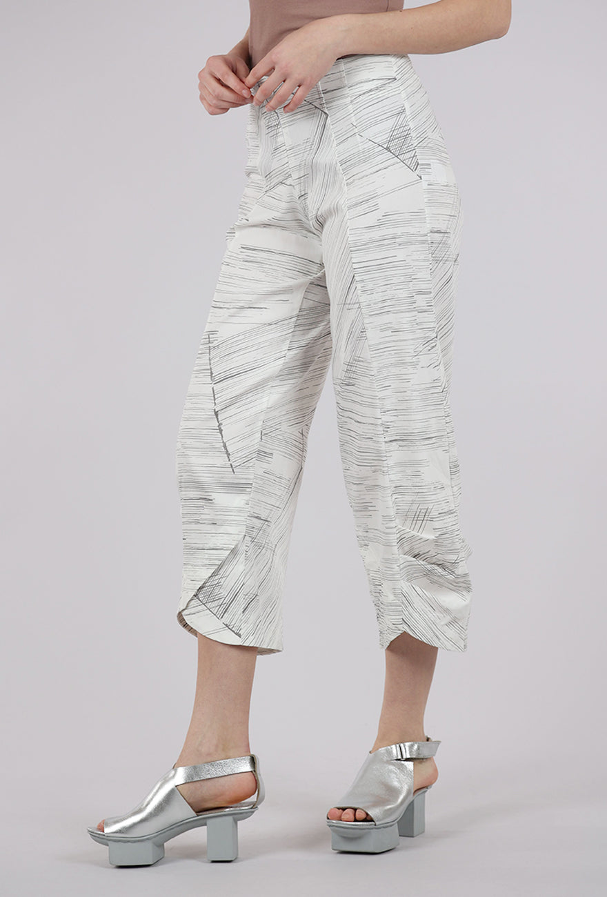 Porto Sheriff Print Pant, Quail Laguna