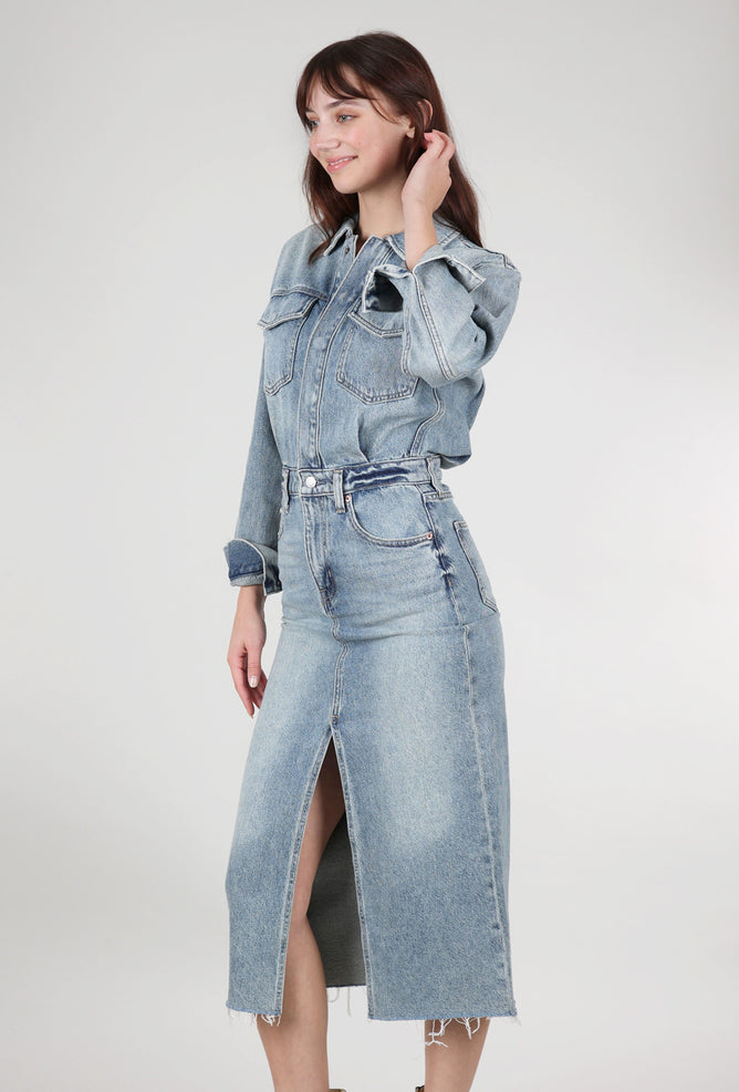 Pistola Amira Midi Dress, Marcel Blue