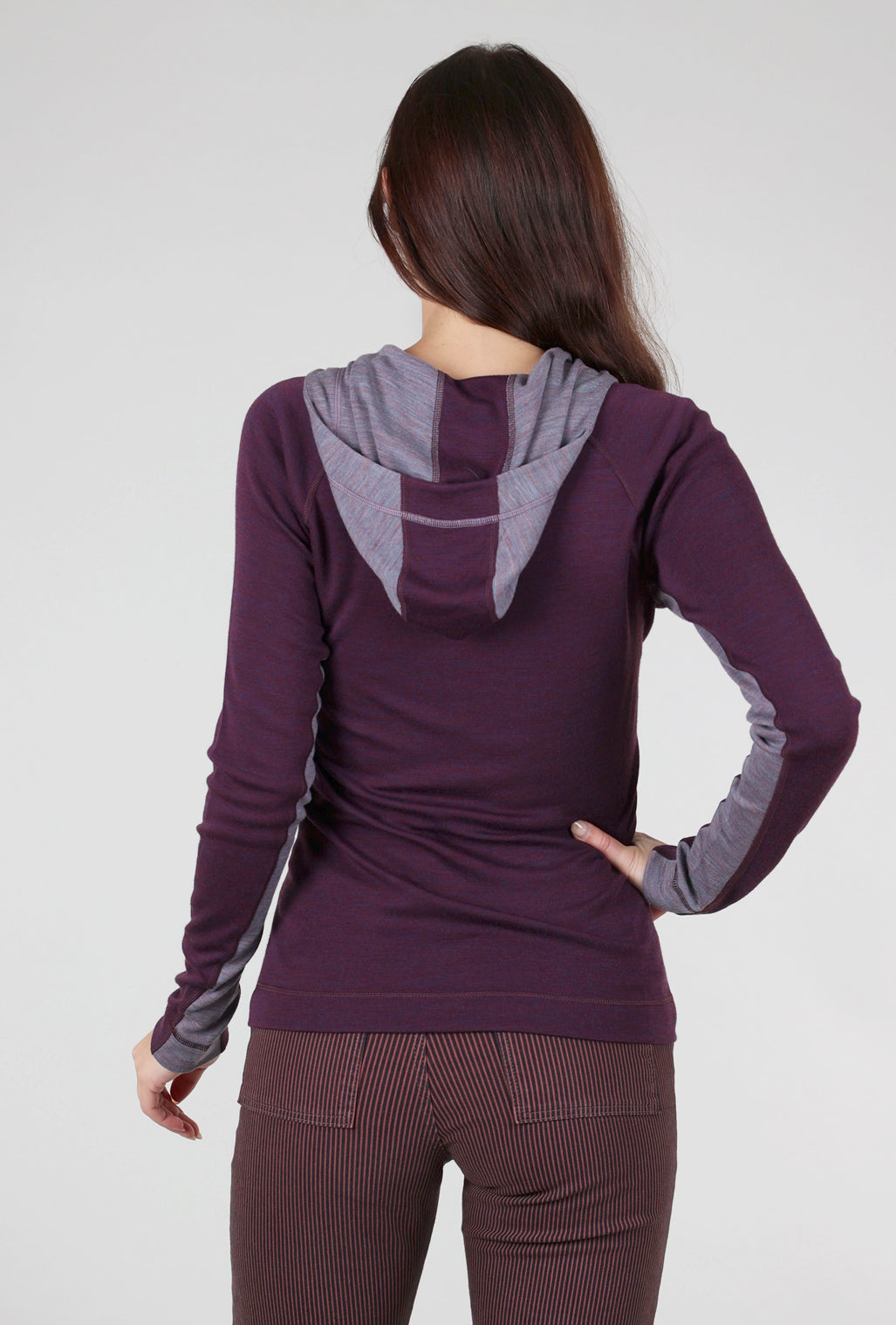 Smartwool Classic Thermal Merino 1/2 Zip Hoodie, Violet/Purple Iris