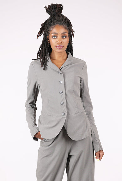 Rundholz Raised Dot Trim Jacket, Dark Gray/Flock