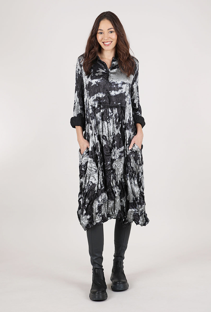 Alembika Metallic Mania Dress, Silver