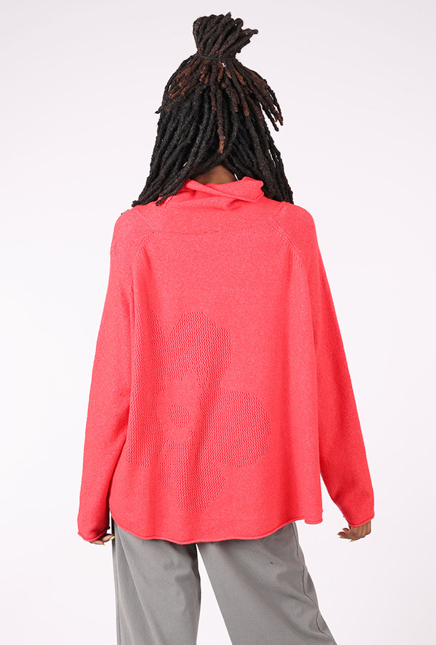 Rundholz Bas Relief Swing Sweater, Rose