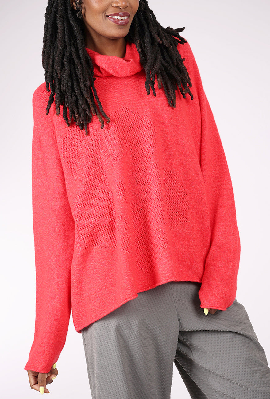 Rundholz Bas Relief Swing Sweater, Rose